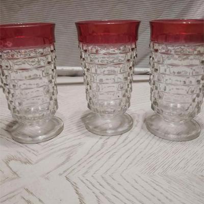 vintage glass cups