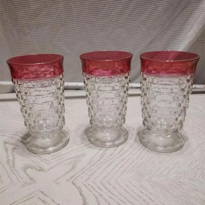 vintage glass cups