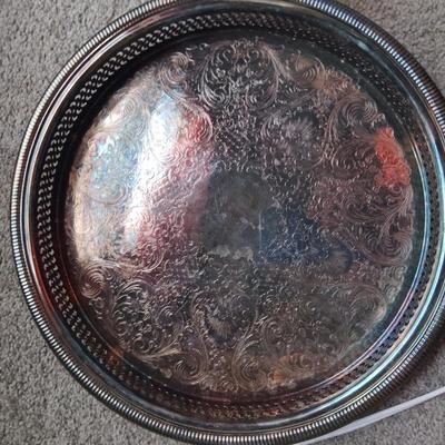 silver plated trays