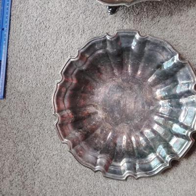 2 silver plated bowls