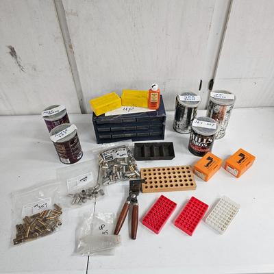 Assorted Handgun Ammo Cases & Primers -.38, .357, .45 & More. (G-JS)