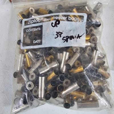 Assorted Handgun Ammo Cases & Primers -.38, .357, .45 & More. (G-JS)