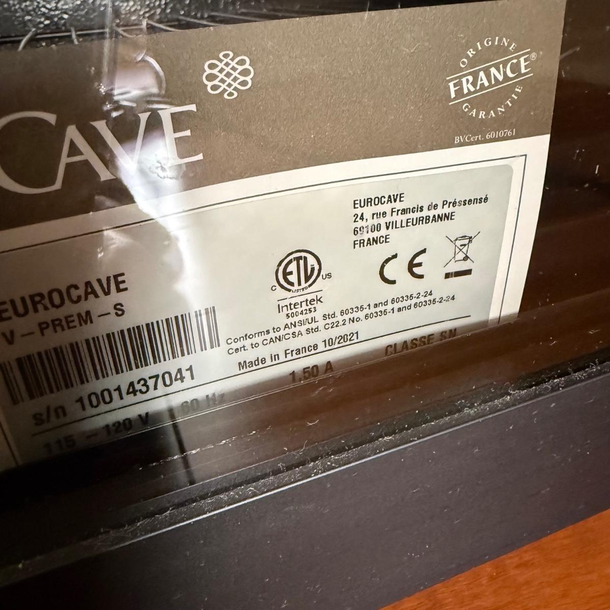 EuroCave Wine Cabinet (O-BM)