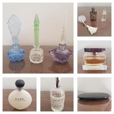 Glass Perfume Bottles, Dolce, Pure, Bris ed'ete Perfumes and More (HB-KD)