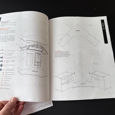 BDi Sequel Glass Top Corner Desk
