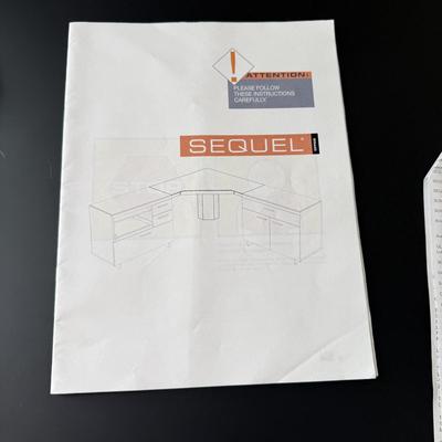 BDi Sequel Glass Top Corner Desk