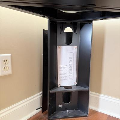 BDi Sequel Glass Top Corner Desk