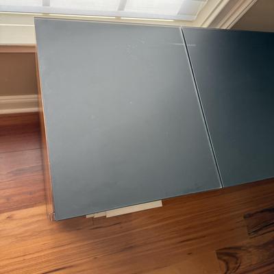 BDi Sequel Glass Top Corner Desk