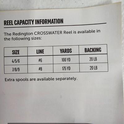 Redington CrossWater 9' Fly Rod w/4-5-6 Reel & Case (G-JS)