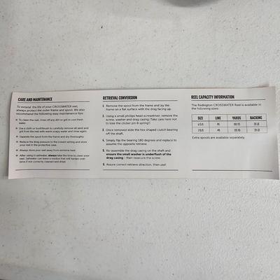 Redington CrossWater 9' Fly Rod w/4-5-6 Reel & Case (G-JS)