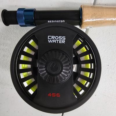 Redington CrossWater 9' Fly Rod w/4-5-6 Reel & Case (G-JS)