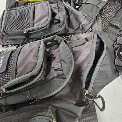 Bassdash Fishing Vest & Cortland Landing Net (G-JS)