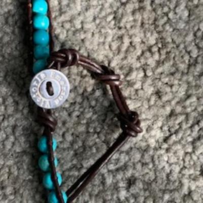Teal Tether: Braided Rope Necklace