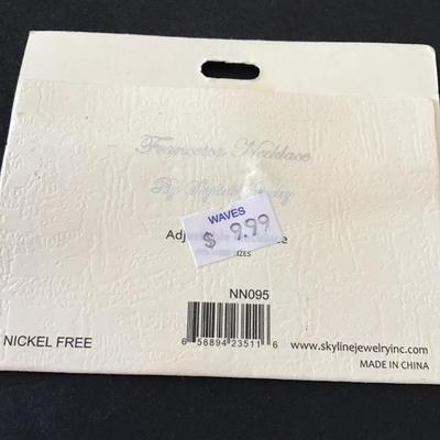 Cute stainless steel by skyline, jewelry, Emily, dainty necklace, silver toned