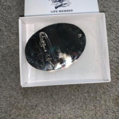 NRA Life Member Belt Buckle