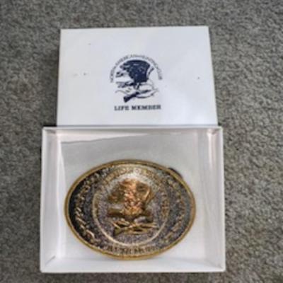 NRA Life Member Belt Buckle