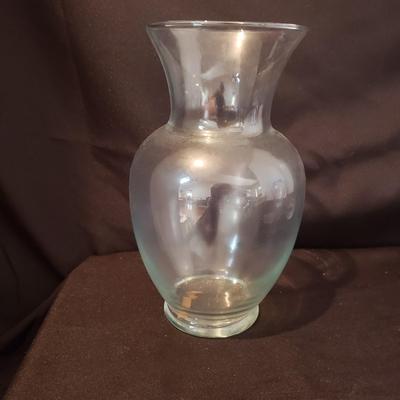 F.B. Roger's Silver Co Centerpiece Bowl & More Clear Glass Vases (DR-KD)