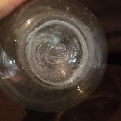 F.B. Roger's Silver Co Centerpiece Bowl & More Clear Glass Vases (DR-KD)