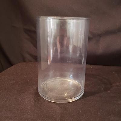 F.B. Roger's Silver Co Centerpiece Bowl & More Clear Glass Vases (DR-KD)