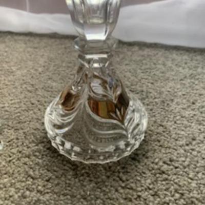 Vintage Glass Candle Holders Sets