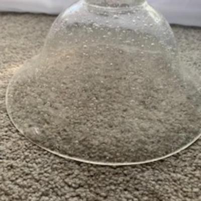 3 Vintage Handblown Glass Lamp Shades