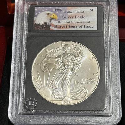 1996 AMERICAN EAGLE SILVER DOLLAR