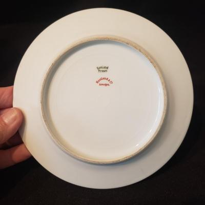 Gold Rimmed Limoges Platters and Plates (LR-KD)