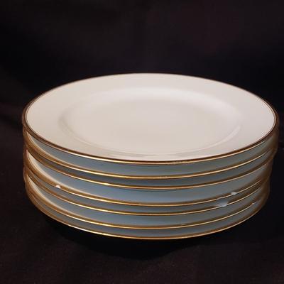 Gold Rimmed Limoges Platters and Plates (LR-KD)