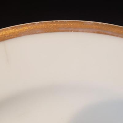 Gold Rimmed Limoges Platters and Plates (LR-KD)