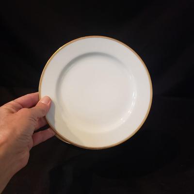 Gold Rimmed Limoges Platters and Plates (LR-KD)