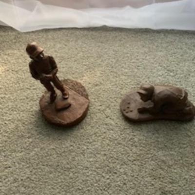 2 Baseball Figures