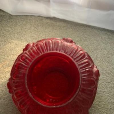 Vintage Ruby Red Lampshade