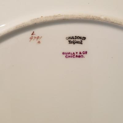 Cauldon England 12 Plate China Plates (LR-KD)