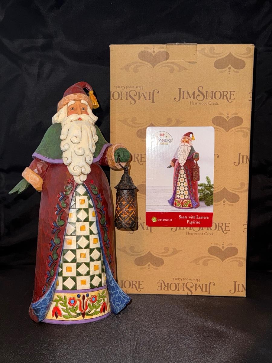 Jim Shore Santa with Lantern