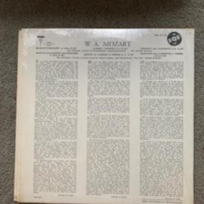 “Mozart Clarinet Concerto & Quintet Vinyl – Joey Michaels & Endres Quartet”