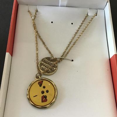 Artwork donated by Katy Perry, whatever it takes necklace