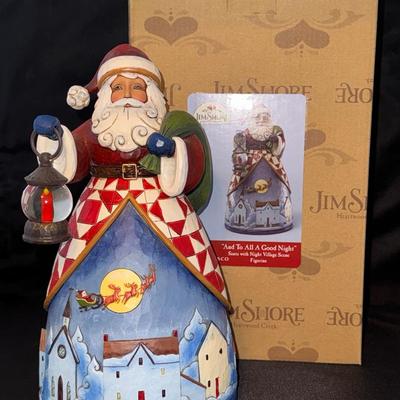 Jim Shore Santa And To All A Good Night