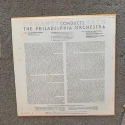 “Ormandy Conducts Bach – Philadelphia Orchestra Vinyl LP”