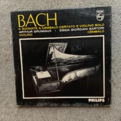 “Bach Harpsichord & Violin Concertos – Gramigni & Ortolani (Philips LP)”