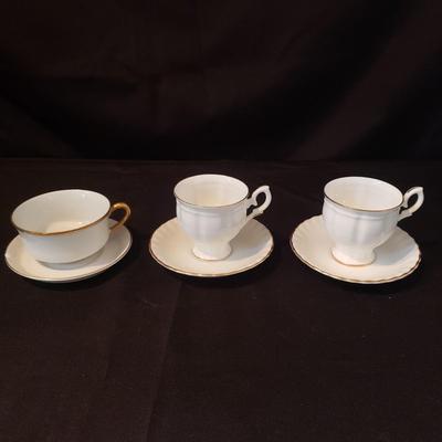 Limoges, Royal Tuscan, Staffordshire & Japanese Tea/Espresso Sets (LR-KD)