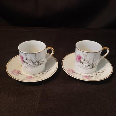 Limoges, Royal Tuscan, Staffordshire & Japanese Tea/Espresso Sets (LR-KD)