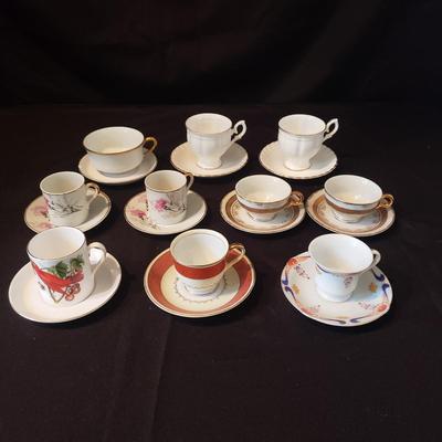 Limoges, Royal Tuscan, Staffordshire & Japanese Tea/Espresso Sets (LR-KD)