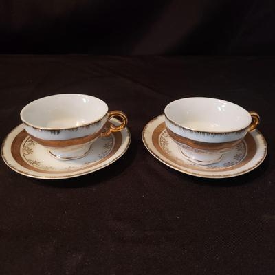 Limoges, Royal Tuscan, Staffordshire & Japanese Tea/Espresso Sets (LR-KD)