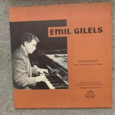 “Rachmaninoff Piano Concerto No. 3 – Emil Gilels & Cluytens (Vintage LP)”