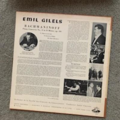 “Rachmaninoff Piano Concerto No. 3 – Emil Gilels & Cluytens (Vintage LP)”