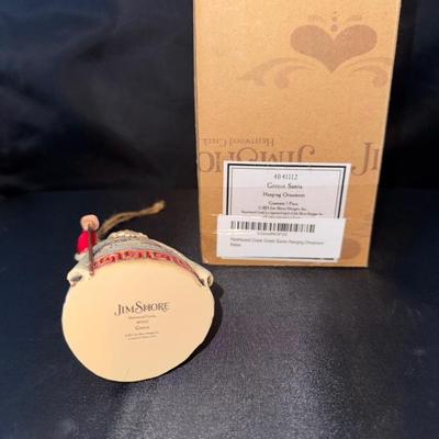 Jim Shore Greece Santa Hanging Ornament