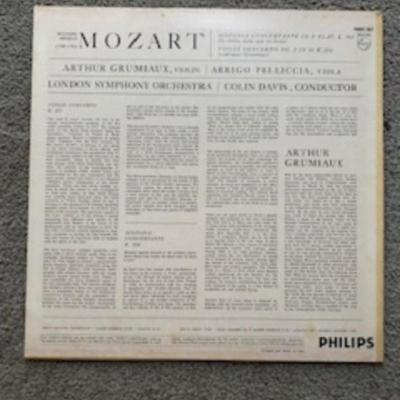 “Mozart Violin Works – Grumiaux & Pelliccia with LSO (Philips Stereo LP)”