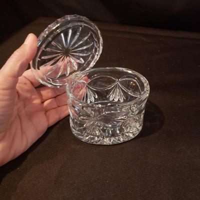 Waterford Vase and Other Beautifully Cut Glassware (LR-KD)