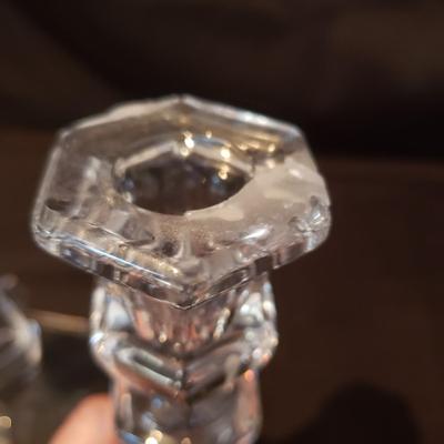 Waterford Vase and Other Beautifully Cut Glassware (LR-KD)