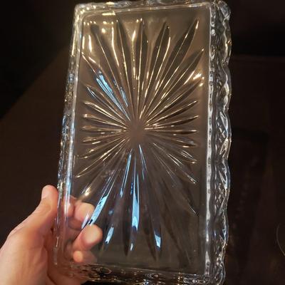 Waterford Vase and Other Beautifully Cut Glassware (LR-KD)